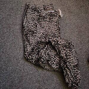 Leopard pants.